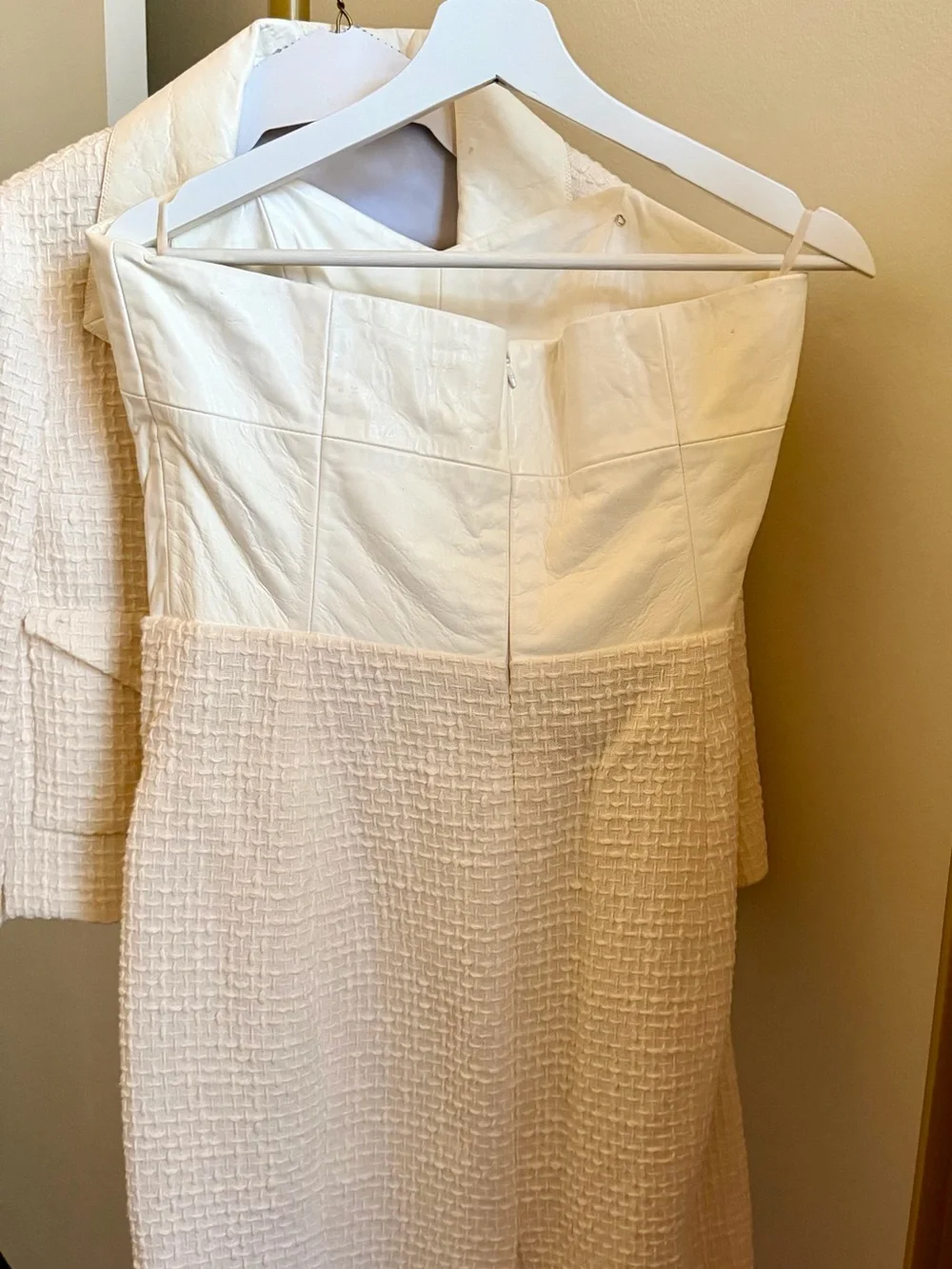 CHANEL Cream Spring 2012 Skirt Suit